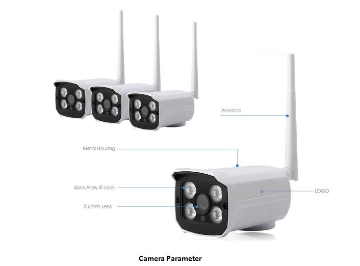 Remote Surveillance CCTV WiFi 8CH NVR