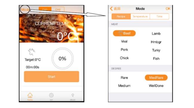 LCD Barbecue Wireless Meat Smart Thermometer