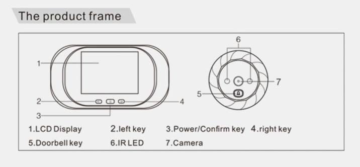 With Night Vision Camera Doorbell