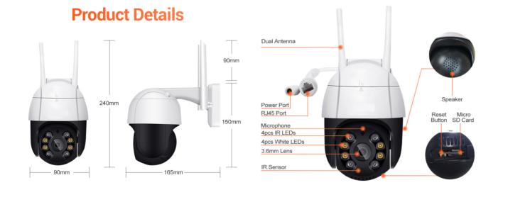 Night Vision Wireless Security Cameras 