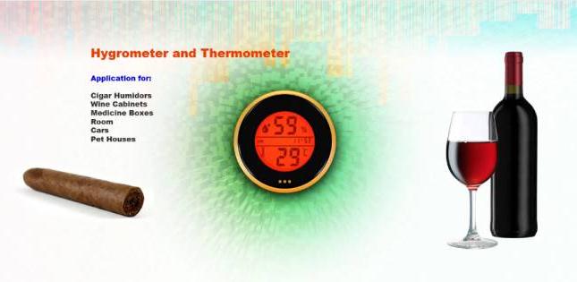 LCD Hygrometer Thermometer With Clock 