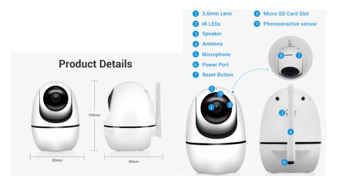 Motion detection Wireless Home Security Camera Motion detection Wireless Home Security Camera