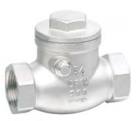 cast steel Swing check valve thread end