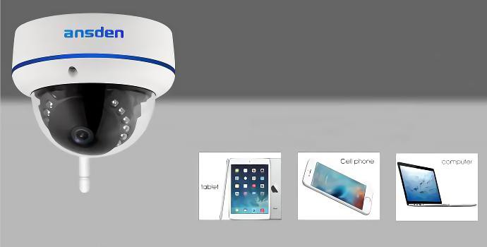 Onvif protocol IR Dome IP Camera