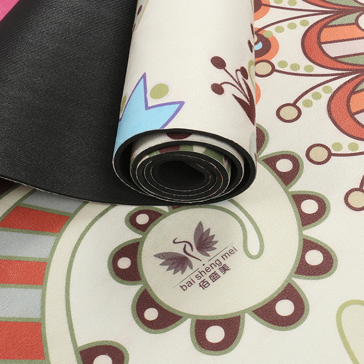 suede rubber yoga mat