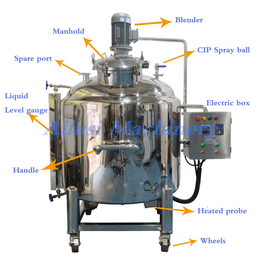 Vacuum soap making machine