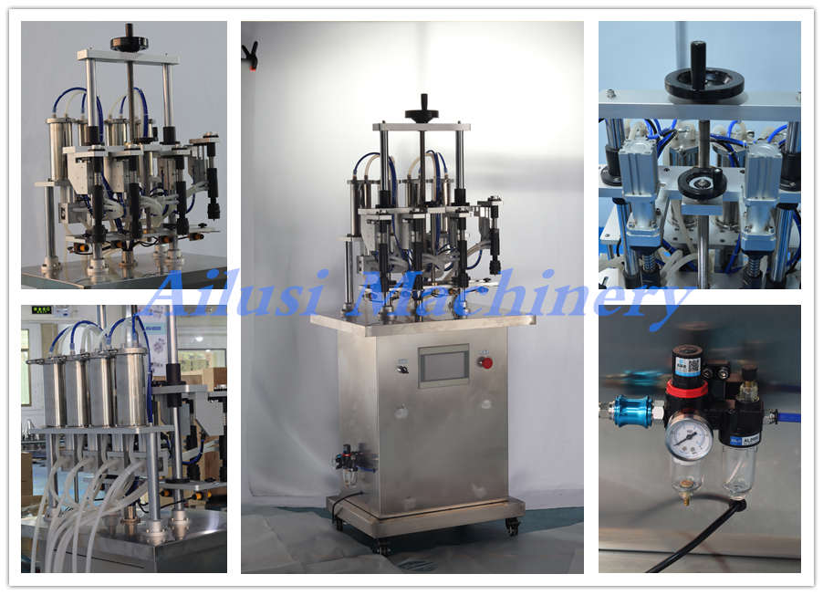 4 Nozzles Perfume filling machine