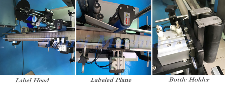 Vertical Round Bottle Labeling Machine