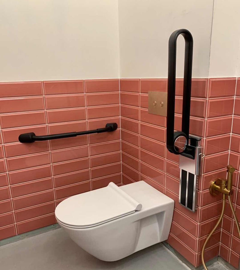 elderly grab rails height adjustable