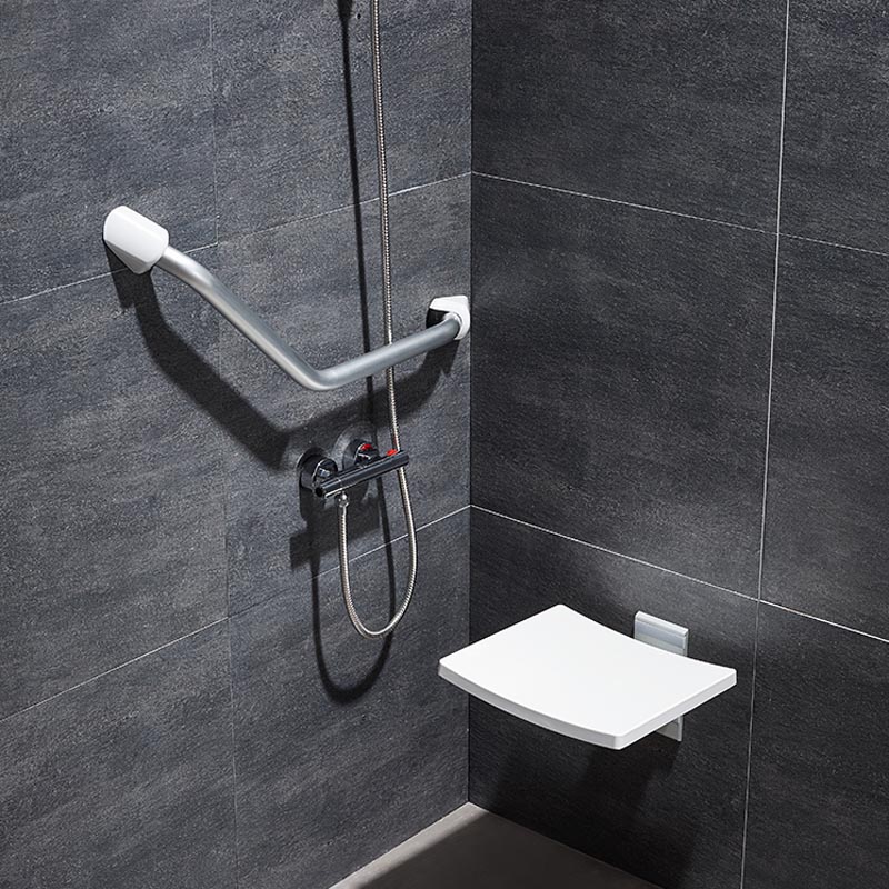 angled bath grab bar 135 degree