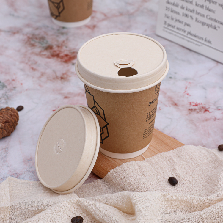 Paper ice cream cup with lid