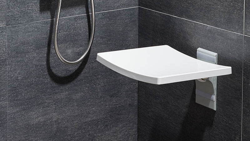 folding bath seat wall mounted