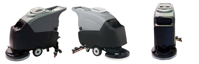 outdoor floor scrubber