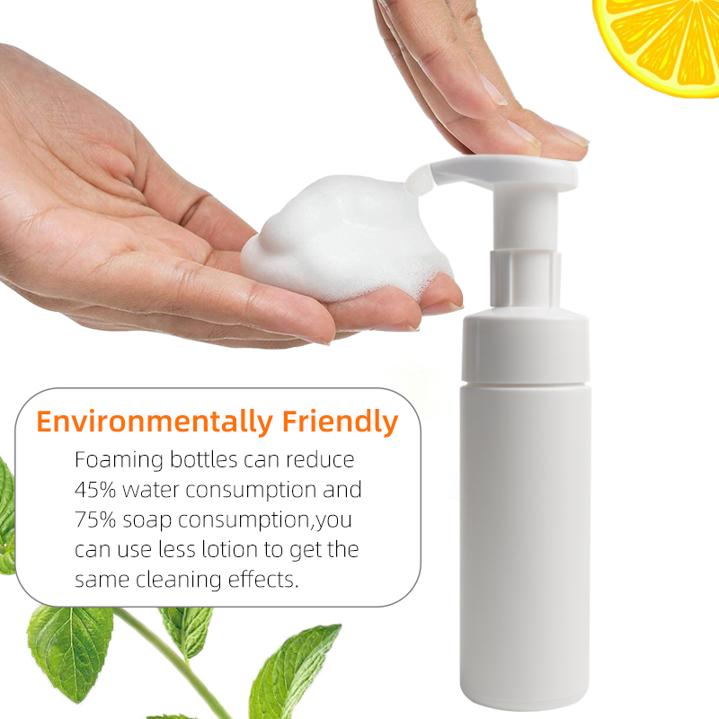 eco-friendly foam soap pump for utility room