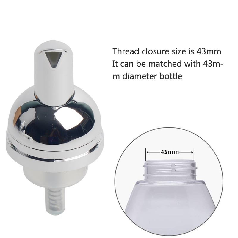 43mm silver pump for foaming hand soap china 43mm silver pump for foaming hand soap china