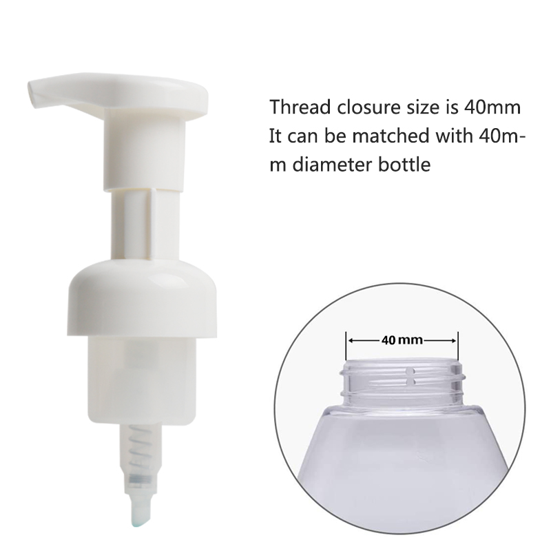 white 40/410 1.5cc dosage foam soap pump white 40/410 1.5cc dosage foam soap pump