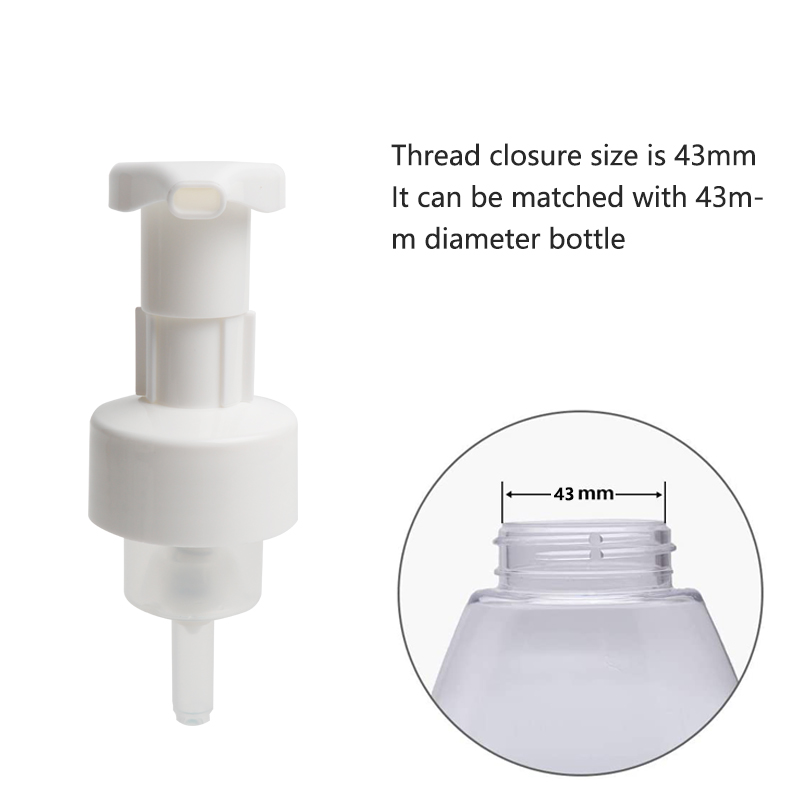 43mm foam soap pumps for foam bottles