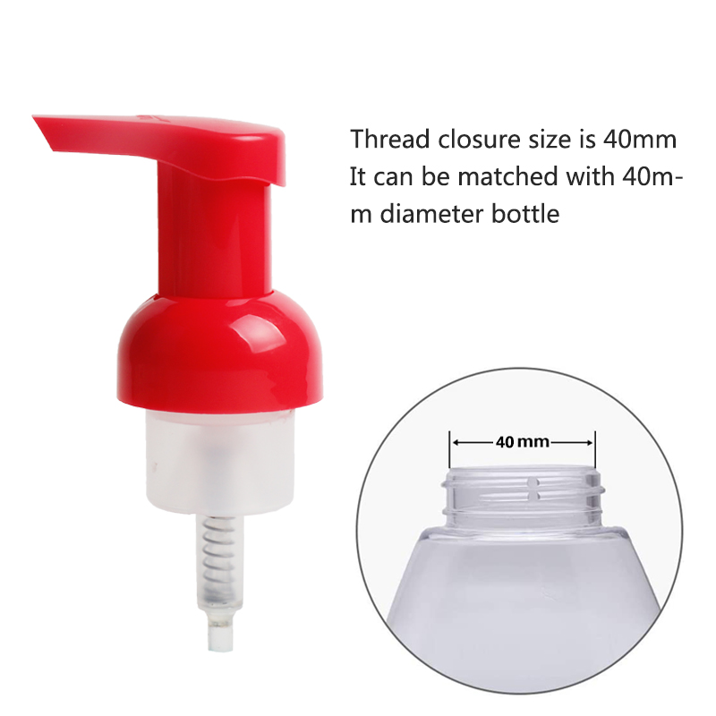 40mm red foam soap dispenser china manufacturer