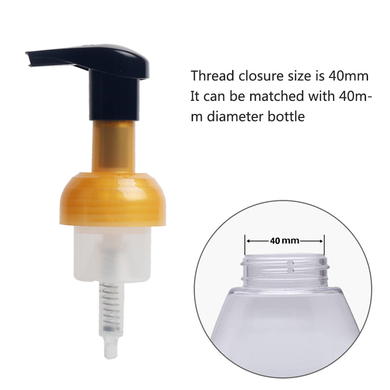 40mm orange foam soap pump made in china