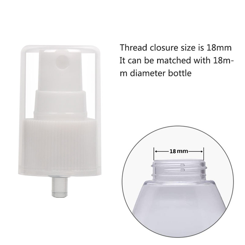 18mm plastic mist sprayer with cap