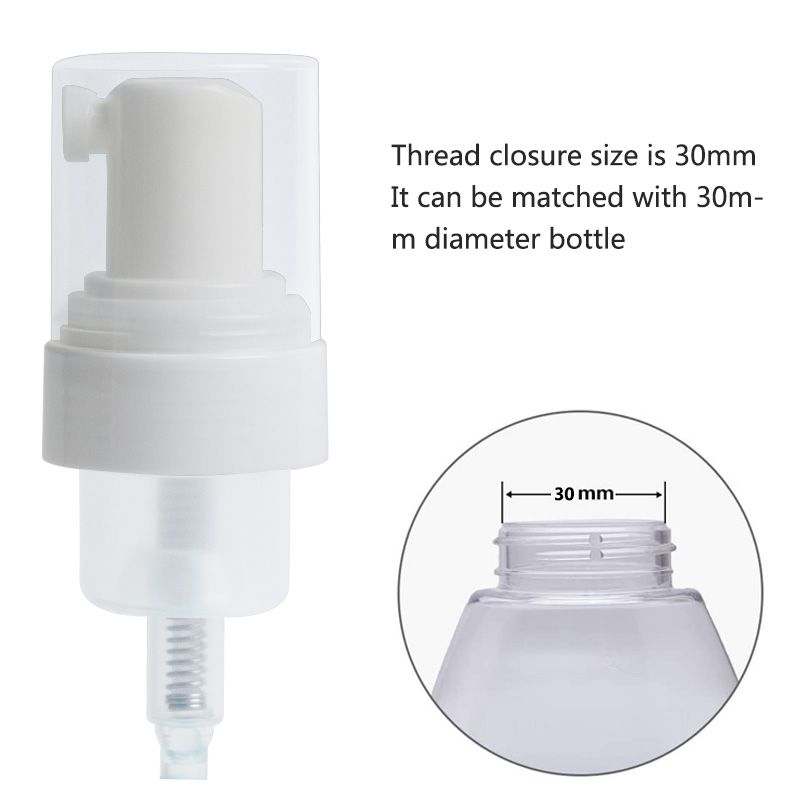 30mm PP plastic foam pumps for bottles 30mm PP plastic foam pumps for bottles