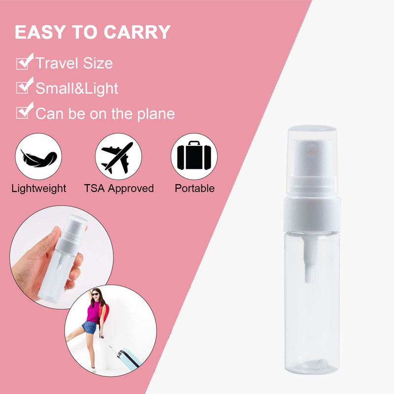 trave size sprayer cap for cosmetic bottles