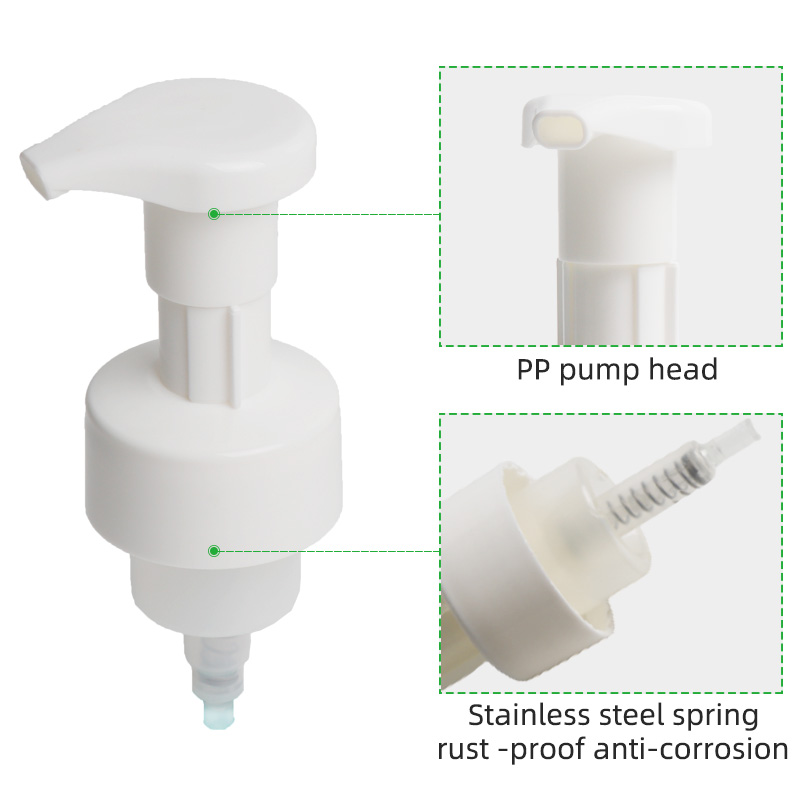 PP pump head for foaming soap PP pump head for foaming soap