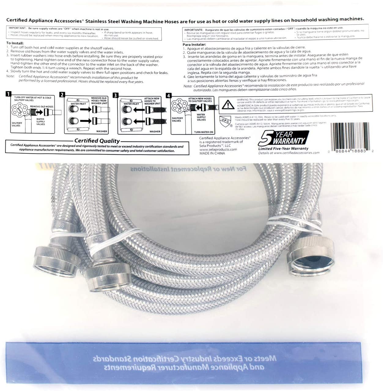 Hose Connection For Washing Machine