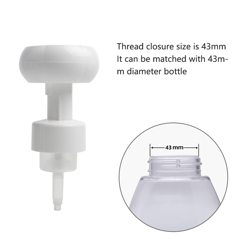 43mm flower foam soap dispenser