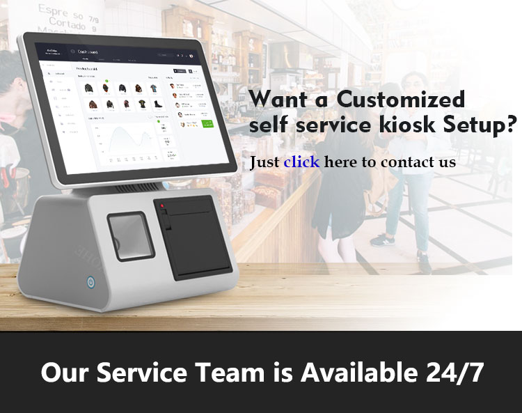 Customized self service kiosk