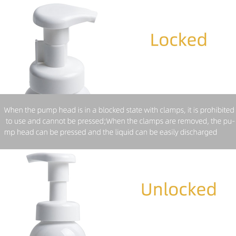pp foam pump with clamp pp foam pump with clamp