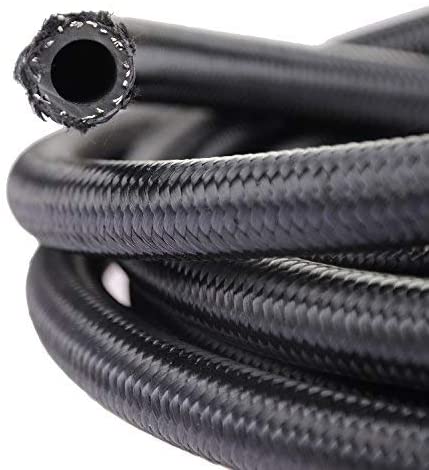 Black Braided Hose