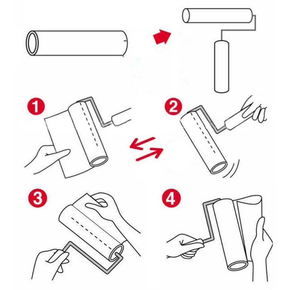 6 Inch Disposable Clean Room PE Sticky Roller 6 Inch Disposable Clean Room PE Sticky Roller
