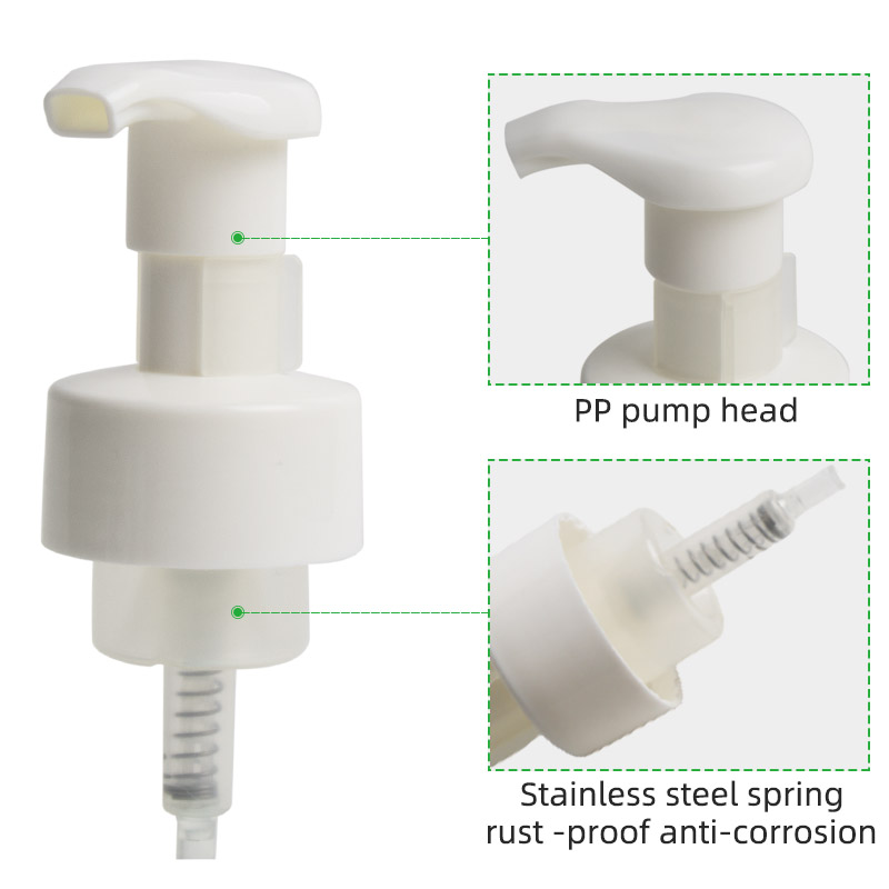 cheap foam pump top with stainless steel spring cheap foam pump top with stainless steel spring