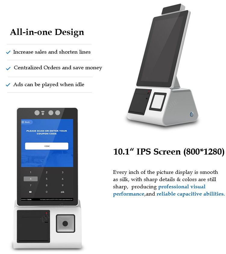 IPS touch screen kiosk