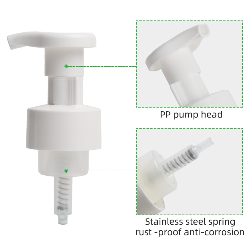 recyclable PP foam soap pump for hand wash
