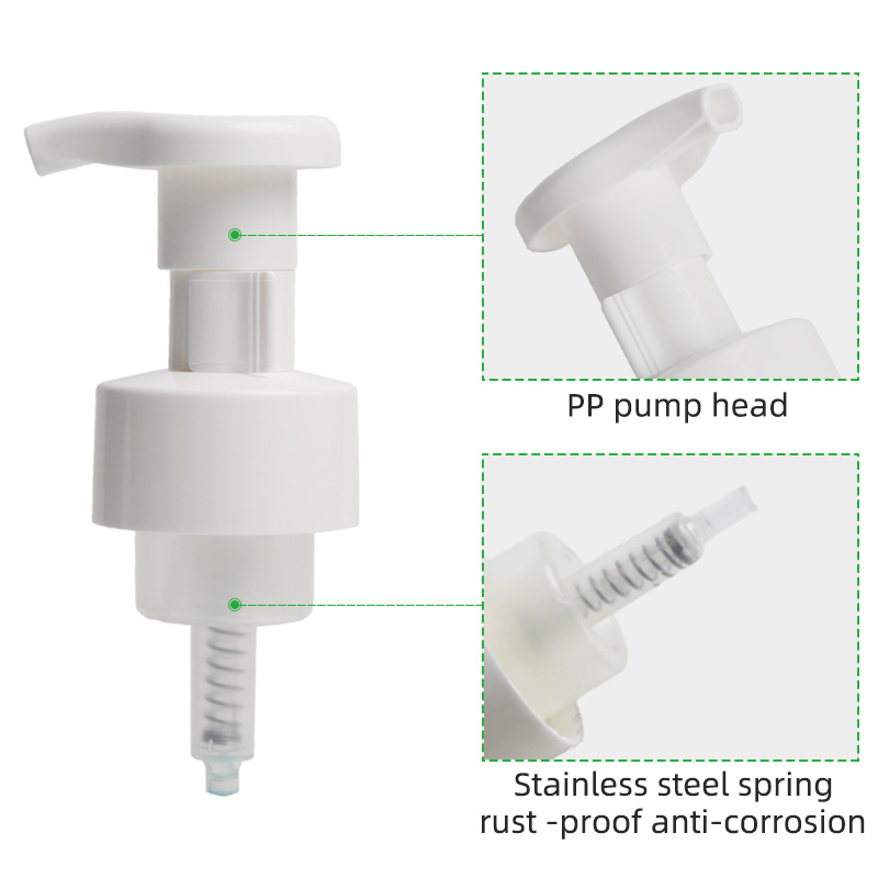 recyclable PP foam soap pump for hand wash recyclable PP foam soap pump for hand wash