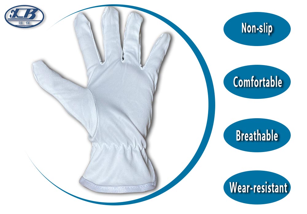 Dust Free Cleanroom Microfiber Gloves for Industrial Use Dust Free Cleanroom Microfiber Gloves for Industrial Use
