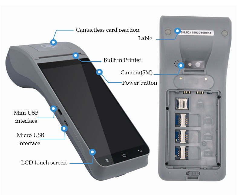 touch screen payment terminal