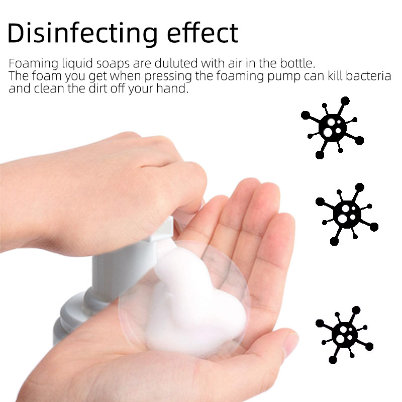 empty foam bottle for disinfection