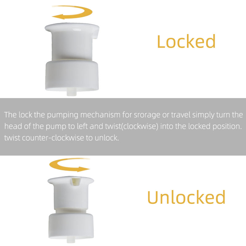 leakage proof squeeze foam pump