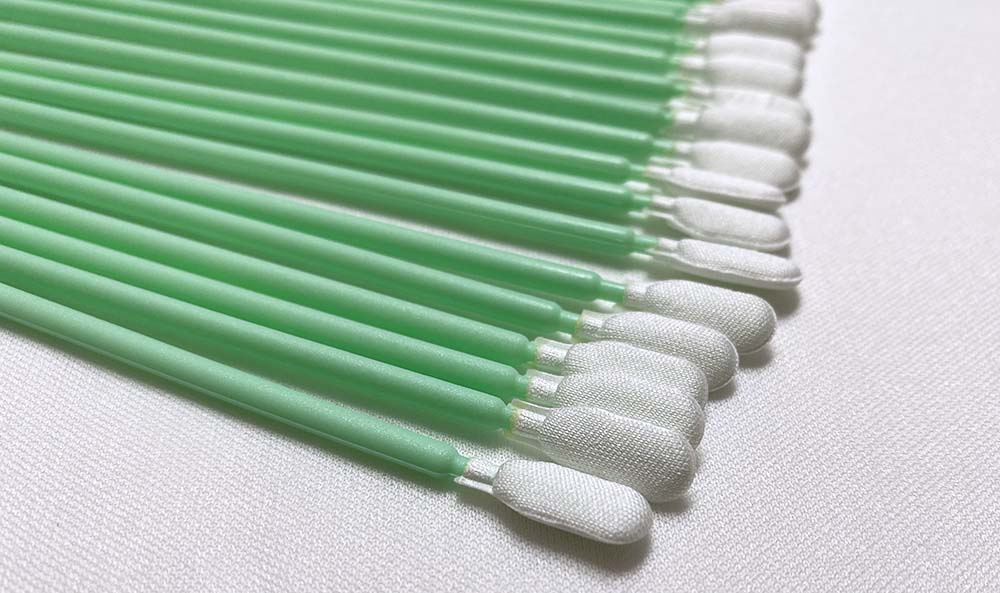 Industrial Use Cleanroom Polyester Long Handle Swab Industrial Use Cleanroom Polyester Long Handle Swab