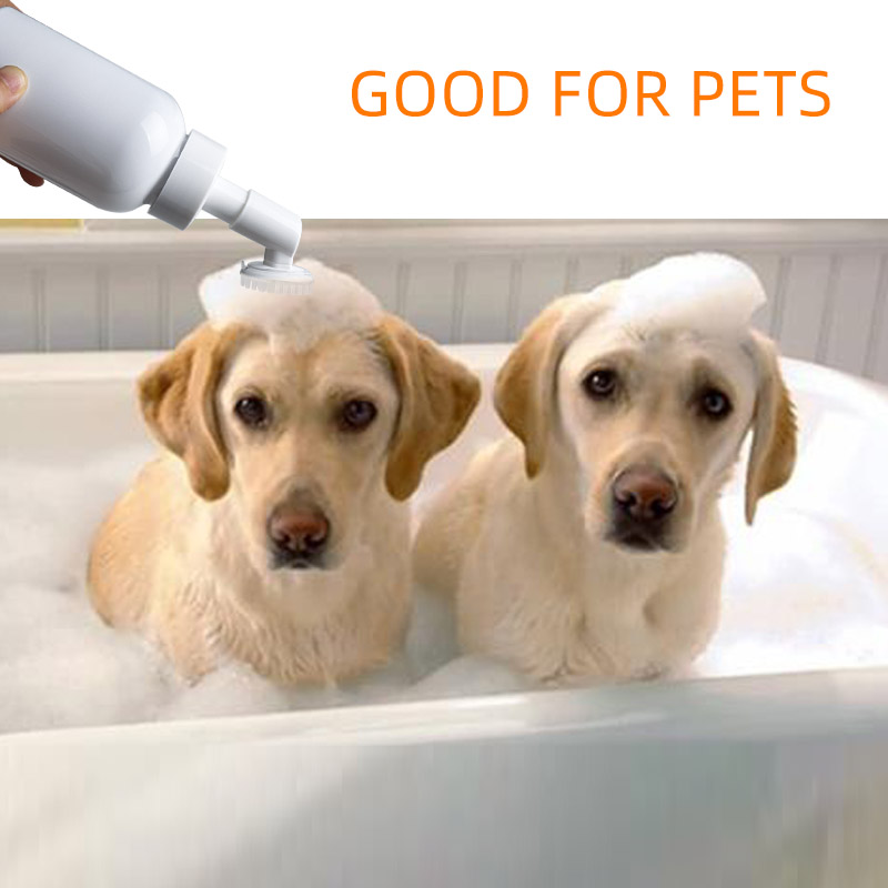 cosmetic brush foam pump for pets 