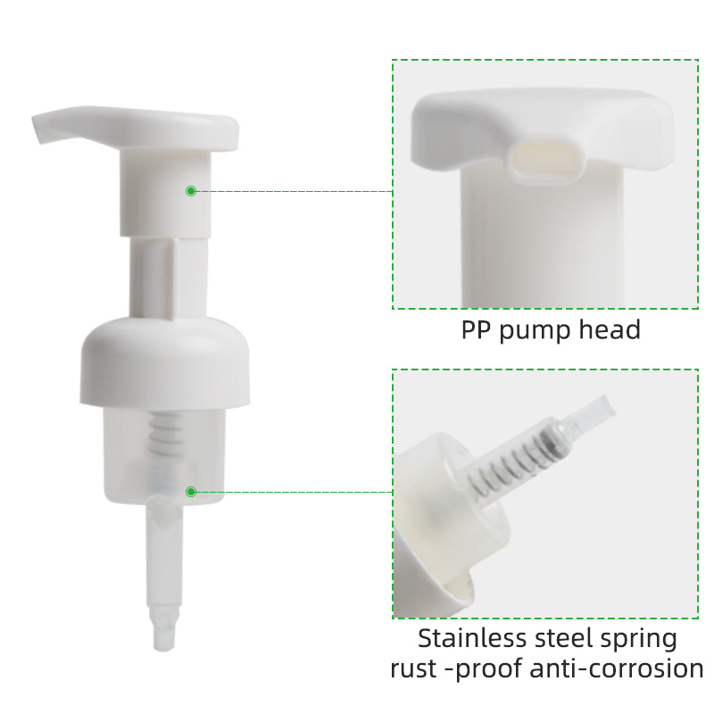 stainless steel spring foam pump head stainless steel spring foam pump head
