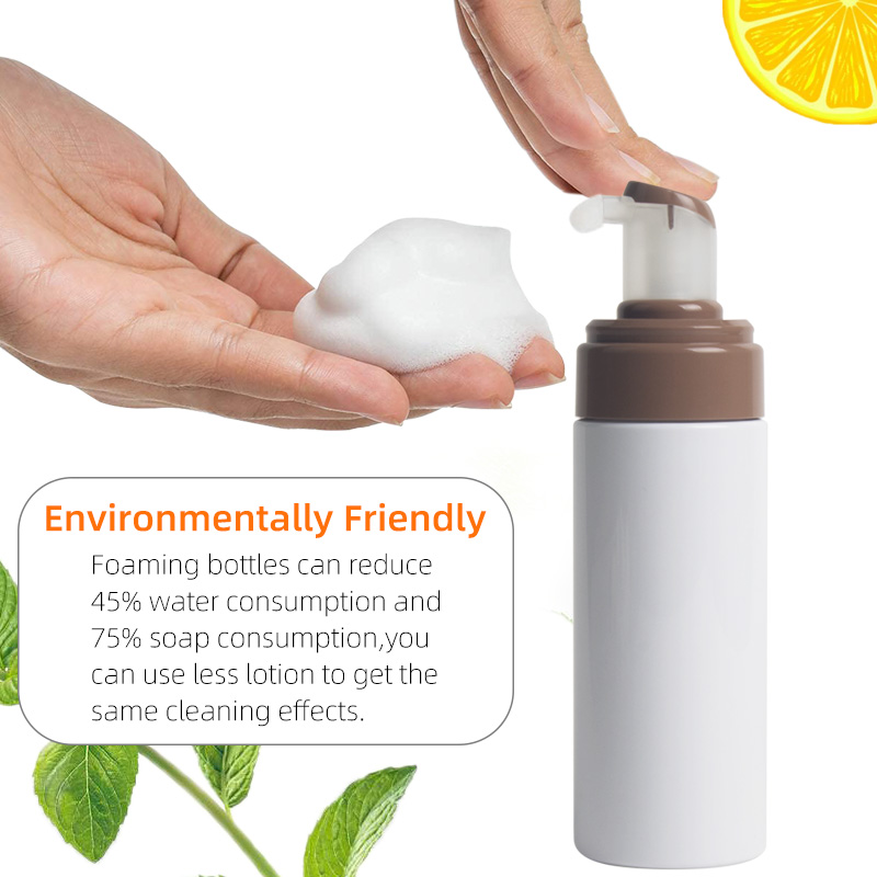 environmental friendly foam pump top for hair care and body care