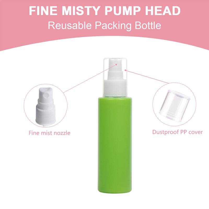 mist pump head with clear cover