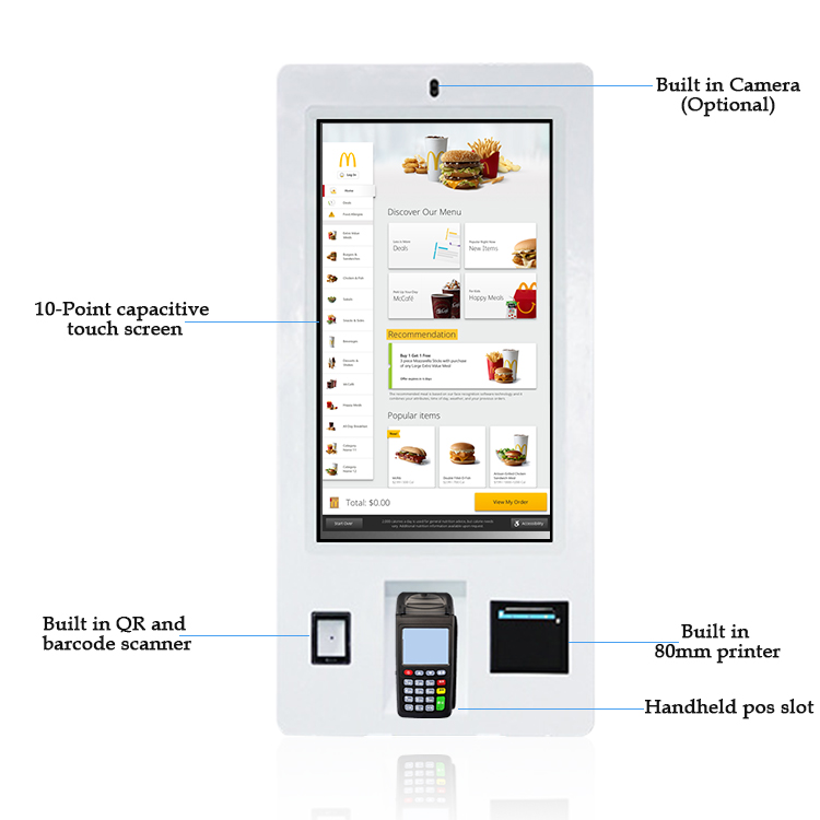 standing touch screen kiosk