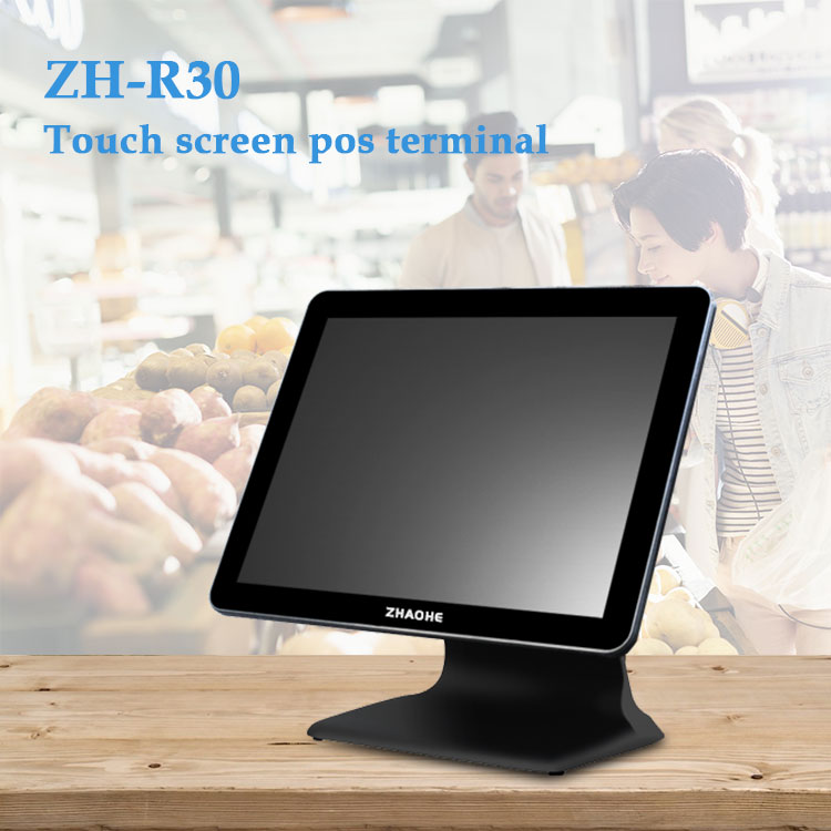 Black metal base pos machine Black metal base pos machine