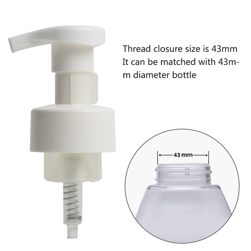 43mm foam soap dispenser with clip made in china 43mm foam soap dispenser with clip made in china