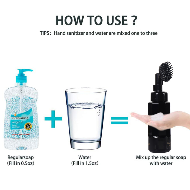 350ml black recyclable foam bottles 350ml black recyclable foam bottles